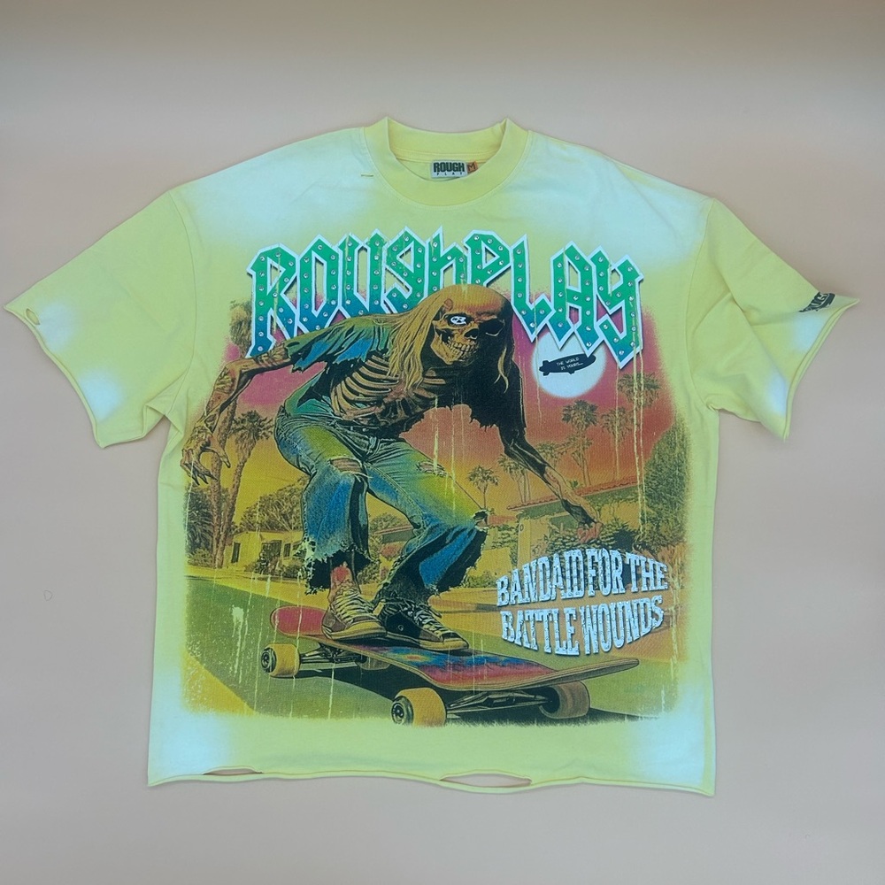 Yellow Graphic Men's Shirt